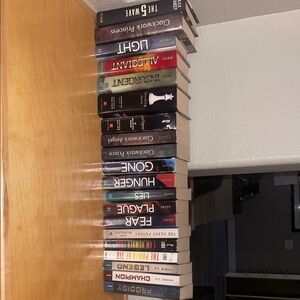 Stack of Mystery and Thriller Books